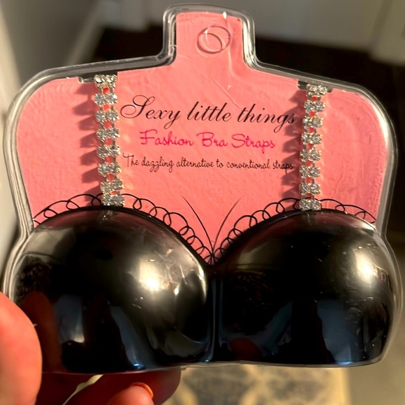 VS Sexy Little Things Rhinestone Crystal Bra Straps for the Santa Baby Costume - Picture 1 of 2